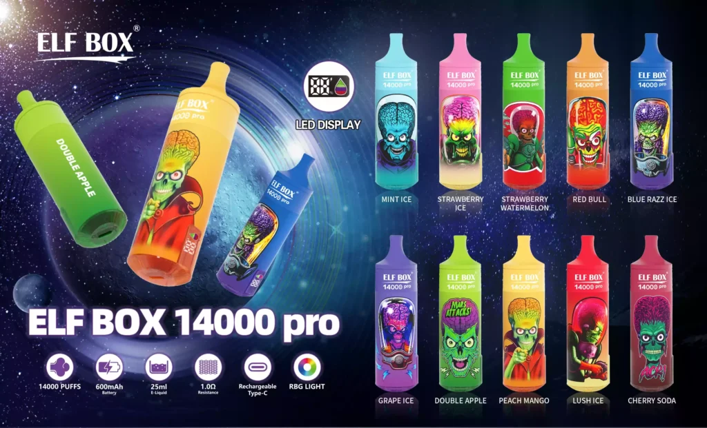 Почему одноразовые вейпы ELF BOX идеально подходят для людей с низким уровнем никотина