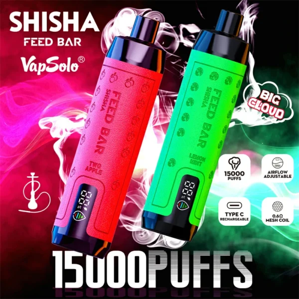 Vapsolo Shisha 15000 Puffs Vape Pen 12