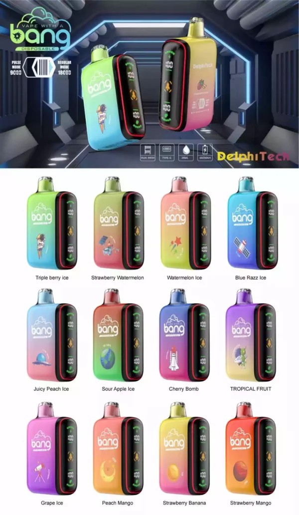 Bang Rocket 18000 Puffs Vape descartável por atacado mais vendido 23ml 650mAh disponível na fábrica de origem (2)