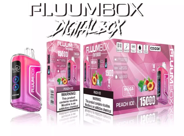 Esittelyssä Bang FLUUM Box 15000 Puffs LED Tukku Kertakäyttöinen Vape 0 2 3 5 Nikotiini 25 ml 650 mAh Tehdaslähde 4 skaalattua