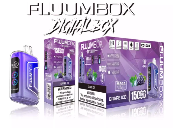 Esittelyssä Bang FLUUM Box 15000 Puffs LED Tukku Kertakäyttöinen Vape 0 2 3 5 Nikotiini 25 ml 650 mAh Tehdaslähde 8 skaalattu