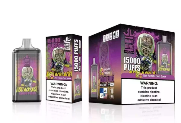 LED Enhanced Bang King 15000 Puffs 15K Veleprodajni Vape za enkratno uporabo 0 2 3 5 Nikotin 25 ml iz originalne tovarniške dobave 15