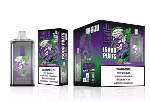 LED Enhanced Bang King 15000 Puffs 15K Veleprodajni Vape za enkratno uporabo 0 2 3 5 Nikotin 25 ml iz originalne tovarniške dobave 2