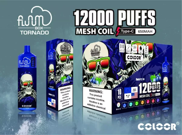 Popüler Bang FLUUM Kutusu 12000 Puffs 12K Tek Kullanımlık Vape 0% 2% 3% 5% Nikotin 20ml 650mAh Toplu Toptan Satış Seçeneği ile (12)