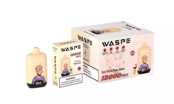 2024 WASPE Digital Box 12000 Puff 12K 0 2 3 5 Nikotin közvetlenül az eredeti gyárból 20ml Nagykereskedelmi eldobható Vapes 15