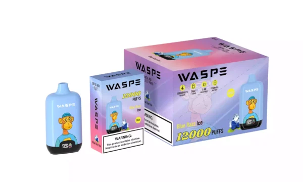 2024 WASPE Digital Box 12000 Puff 12K 0 2 3 5 Nikotin közvetlenül az eredeti gyárból 20ml Nagykereskedelmi eldobható Vapes 7