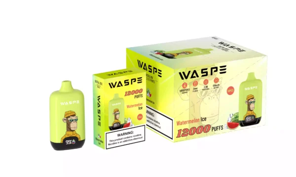 2024 WASPE Digital Box 12000 Puff 12K 0 2 3 5 Nikotin közvetlenül az eredeti gyárból 20ml Nagykereskedelmi eldobható Vapes 8