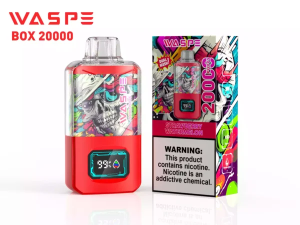 2024 WASPE Dual Mesh Box 20000 Puffs 20K 0 2 3 5 Nikotin nagykereskedelmi eldobható vape közvetlenül a 12-es gyárból