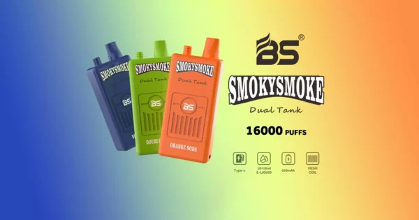 Brandneues Modell BREZE BS Smoky 16000 Puffs 16K 2 5 Nikotin 650 mAh Einweg-Vapes Großhandel aus Fabrikquelle 13