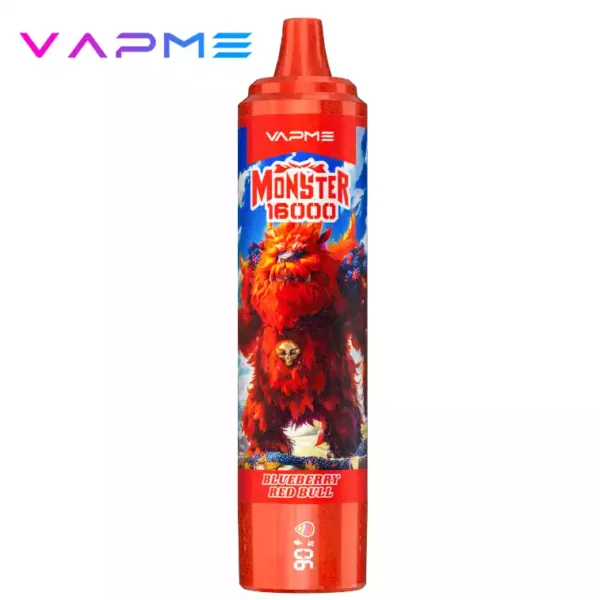 Zupełnie nowa oferta VAPME MONSTER 16000 zaciągnięć 16K 2 5 nikotyna 850mAh hurtownia jednorazowych waporyzatorów z wyświetlaczem LED 2