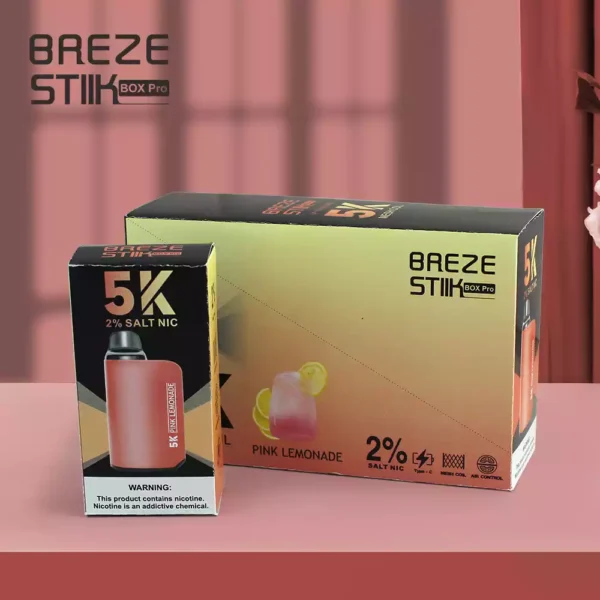 Favorito do cliente Breze Stiik Box Pro 5000 Puffs 5K 2 5 Nicotina Direto da fábrica 950mAh Atacado Vapes descartáveis ​​23