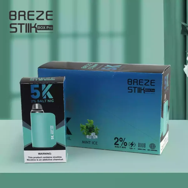 Favorito do cliente Breze Stiik Box Pro 5000 Puffs 5K 2 5 Nicotina Direto da fábrica 950mAh Vapes descartáveis ​​por atacado 7