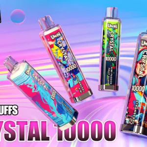 Customer Favorite Uwin Crystal 10000 Puffs 10k 0% 2% 3% 5% Nicotine 18ml 15 Flavors Available Wholesale Disposable Vapes (6)