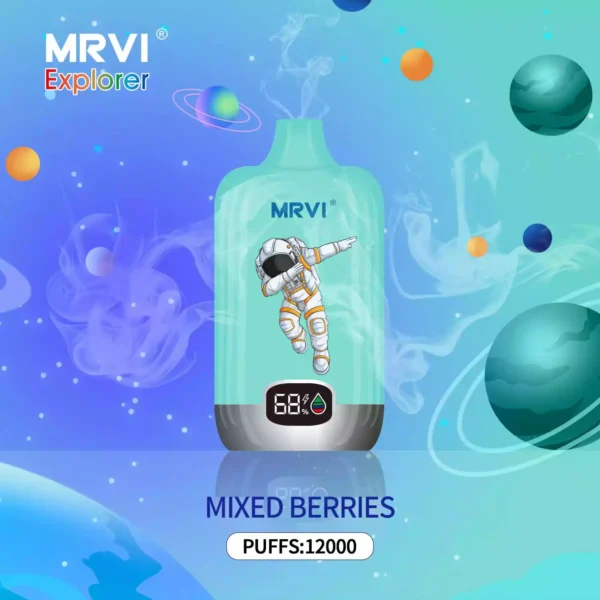 Neposredno iz tovarne MRVI EXPLORER 12000 PUFFS 12K 2 3 5 Nikotin 22 ml Veleprodajni Vape za enkratno uporabo z baterijo za ponovno polnjenje 1