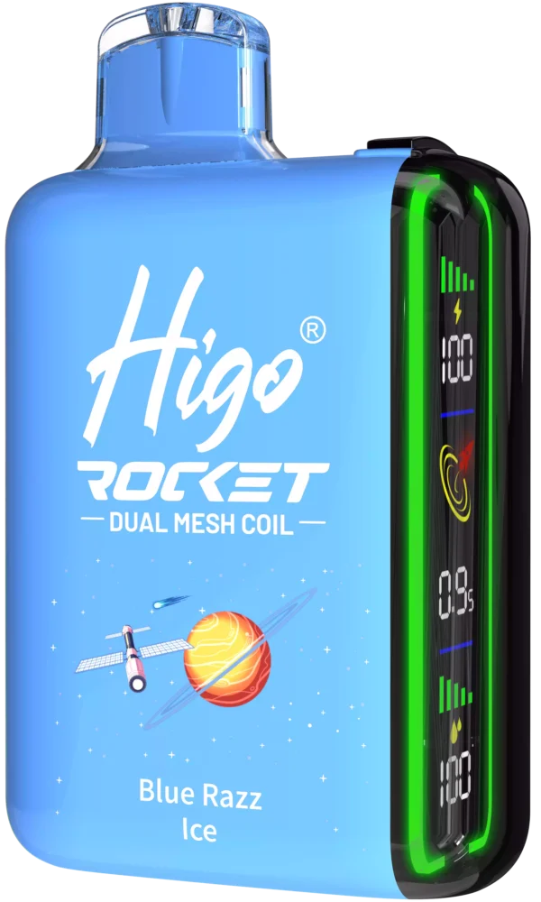 Fresh Launch Higo Rocket 20000 Puffs 20K 2 5 Nicotine 28 ml 600 mAh Vapes jetables en gros provenant de l'usine d'origine à 4 échelles