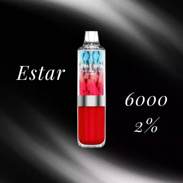 Grativape Estar 6000 Puffs 2 Nikotin 10ml 500mAh Nagykereskedelmi Eldobható Vapes Újratölthető Közvetlen Forrás 1