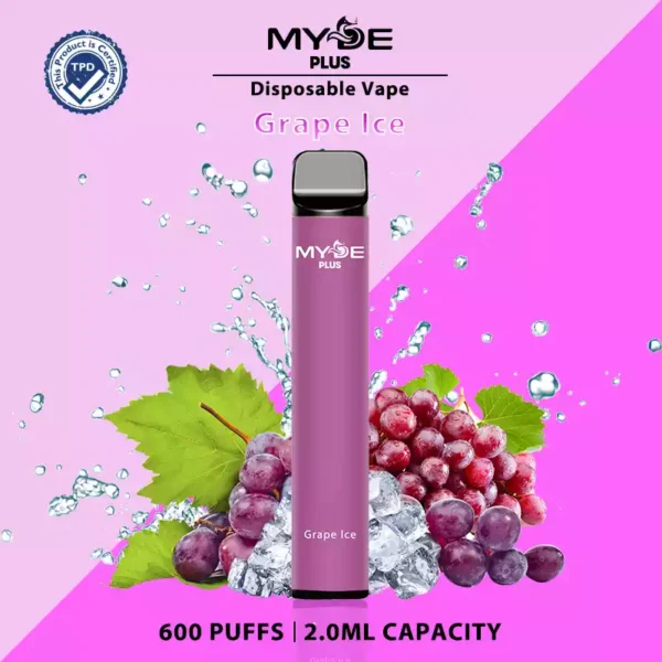 MYDE Plus 600 vpihov 2 nikotina 2 ml 550 mAh veleprodajni Vape za enkratno uporabo 10 izbranih okusov neposredno iz tovarne 26