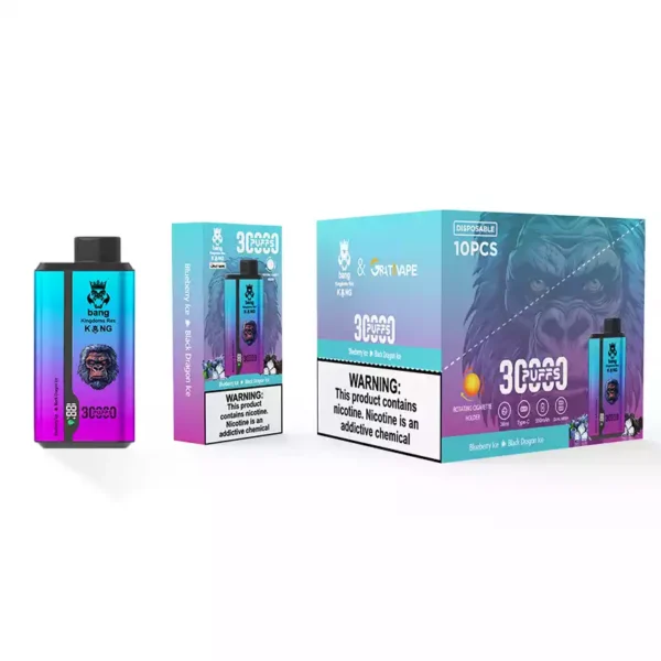 Nuova versione Bang King Grativape 30000 Sbuffi 30K Musica 0 2 3 5 Nicotina 36ml 550mAh Ricaricabile Vapes usa e getta all'ingrosso 10