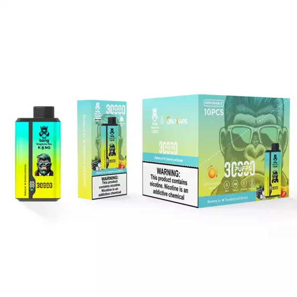 Nuova versione Bang King Grativape 30000 Sbuffi 30K Musica 0 2 3 5 Nicotina 36ml 550mAh Ricaricabile Vapes usa e getta all'ingrosso 14