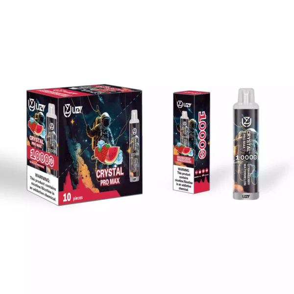 UZY Crystal Pro Max 10000 Puffs 10K 0 2 3 5 Nicotine 16ml Χονδρική Vapes μιας χρήσης 650mAh Επαναφορτιζόμενα 21