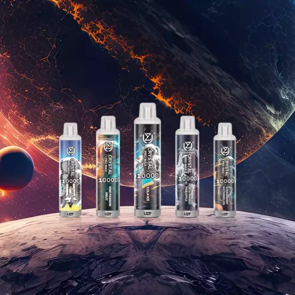 UZY Crystal Pro Max 10000 Puffs 10K 0 2 3 5 Nicotine 16ml Χονδρική Vapes μιας χρήσης 650mAh Επαναφορτιζόμενα 7