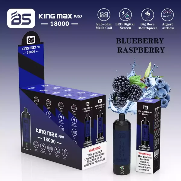 Edizione aggiornata BREZE BS Kingmax Pro 18000 Puffs 18K Tipo C 0 1 2 Vapori usa e getta all'ingrosso di nicotina direttamente dalla fonte di fabbrica 14