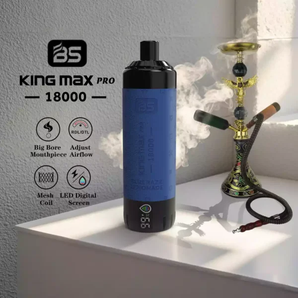 Edizione aggiornata BREZE BS Kingmax Pro 18000 Puff 18K Type-C 0% 1% 2% Vapori usa e getta all'ingrosso di nicotina direttamente dalla fonte di fabbrica (18)