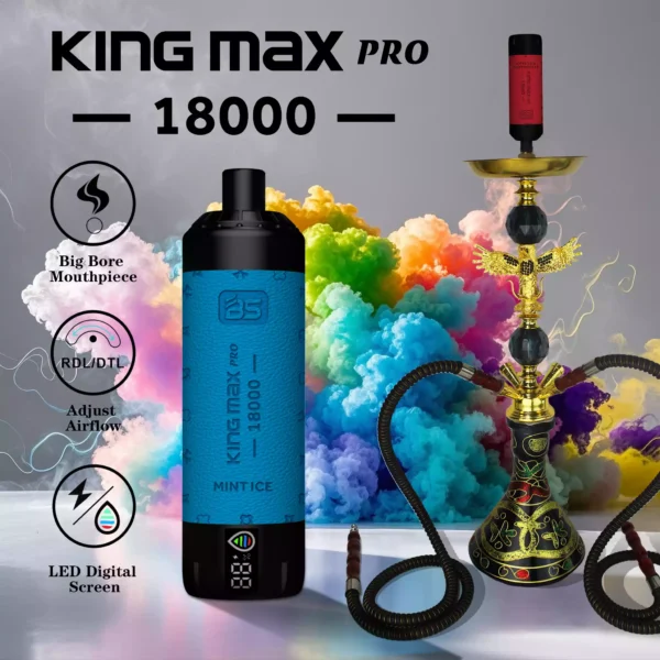 Edizione aggiornata BREZE BS Kingmax Pro 18000 Puff 18K Tipo C 0 1 2 Vapori usa e getta all'ingrosso di nicotina direttamente dalla fonte di fabbrica 5