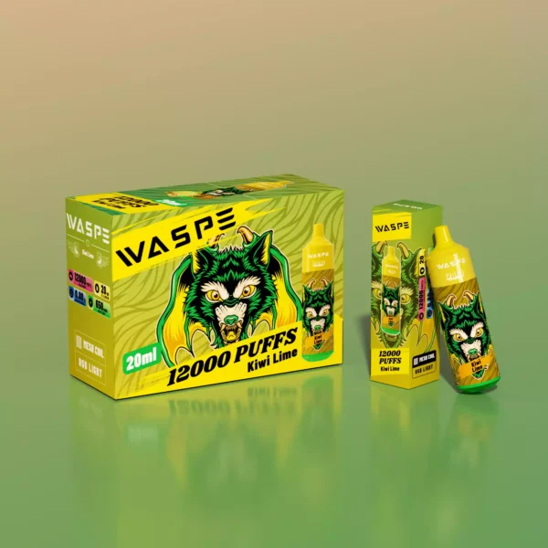 WASPE 12000 Puffs 12K 0 2 3 5 Нікотин 650mAh Перезаряджуваний оптом Одноразові вейпи 17