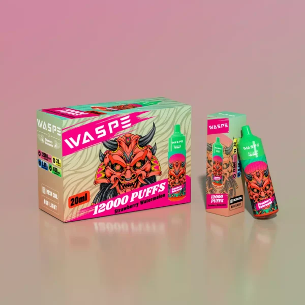 WASPE 12000 Puffs 12K 0% 2% 3% 5% Nicotine 650mAh Перезаряджувані масові оптові одноразові вейпи (6)