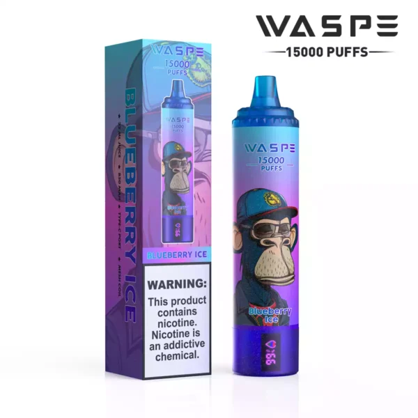 WASPE 15000 Puffs 15K 0 2 3 5 Nicotine 22 ml provenant de l'usine avec écran LCD, vente en gros de vapes jetables 14