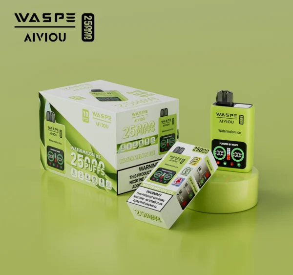 WASPE 25000 Puffs Dual Mesh Box 25K 0 2 5 Nikotin Eredeti Gyári Nagyker Eldobható Vapes 10