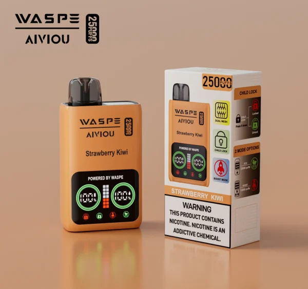 WASPE 25000 Puffs Dual Mesh Box 25K 0 2 5 Nikotin Eredeti Gyári Nagykereskedelmi Eldobható Vapes 19