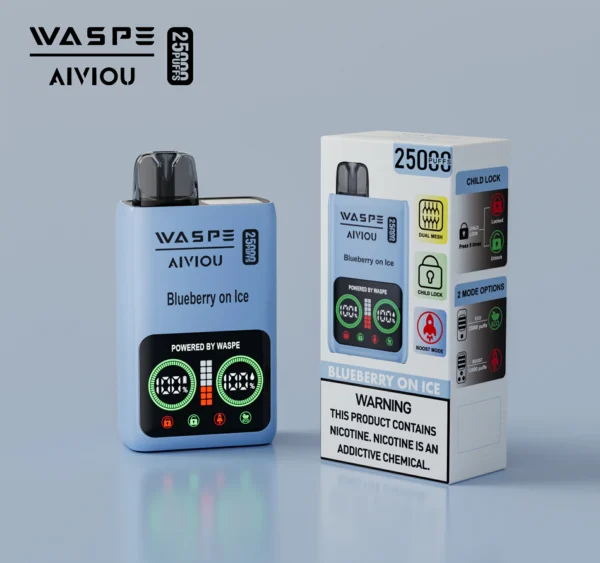 WASPE 25000 Puffs Dual Mesh Box 25K 0 2 5 Nikotin Eredeti Gyári Nagykereskedelmi Eldobható Vapes 24