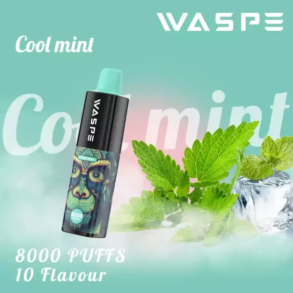 Hulgimüük WASPE 8000 Puffs 8K 0 2 3 5 Nikotiini ühekordselt kasutatav Vapes Mesh Coil 16 ml otse tehasest 15