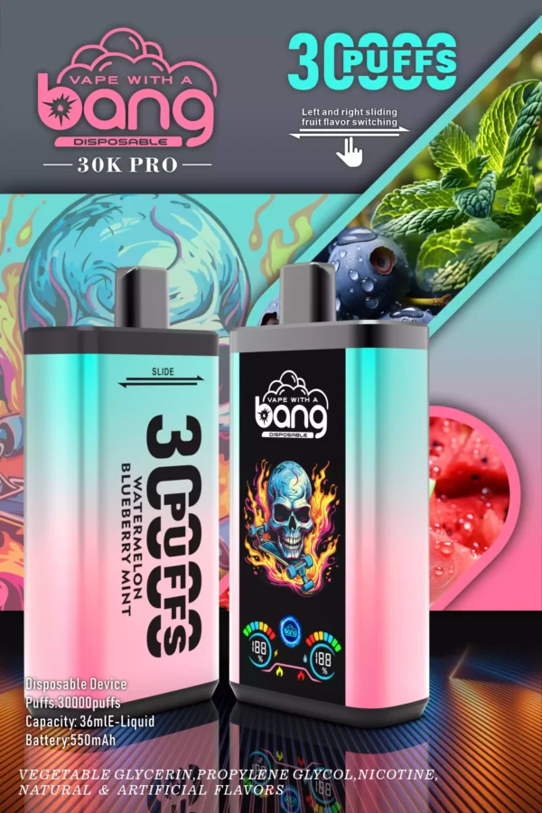 2025 Best Selling Bang 30000 Puffs Disposable Vapes 30K Wholesale Bulk Buy 0 2 3 5 Nicotine 36ml 550mAh Support OEM ODL Service 4 scaled