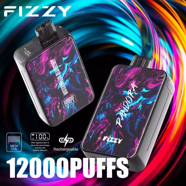 Best Seller Fizzy Pandora 12000 Puffs 650mAh Wholesale Disposable Vapes 20ml Sourced Directly from Factory 2