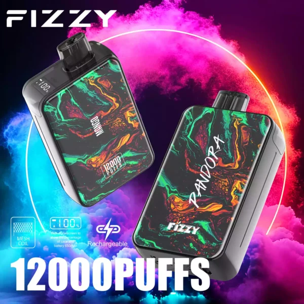 Best Seller Fizzy Pandora 12000 Puffs 650mAh Wholesale Disposable Vapes 20ml Sourced Directly from Factory 4