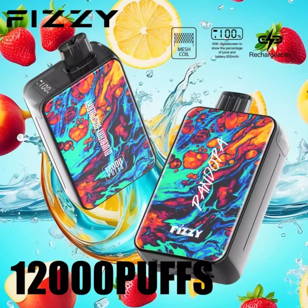 Best Seller Fizzy Pandora 12000 Puffs 650mAh Wholesale Disposable Vapes 20ml Sourced Directly from Factory (8)