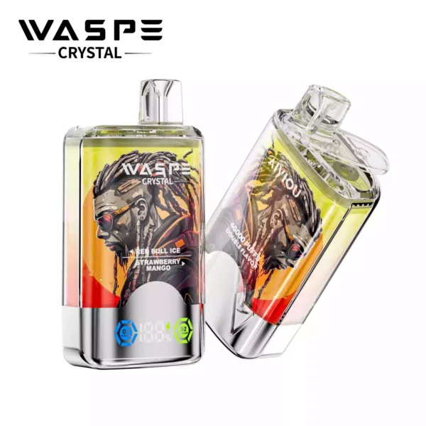 Exclusive Waspe Crystal 40000 Puffs Disposable Vape with 0 2 5 Nicotine and 850mah Rechargeable Battery available for Wholesale Disposable Vape 39