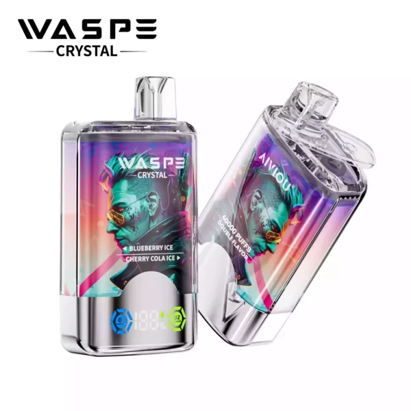 Exclusive Waspe Crystal 40000 Puffs Disposable Vape with 0 2 5 Nicotine and 850mah Rechargeable Battery available for Wholesale Disposable Vape 4
